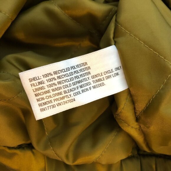 A New Day Womens Olive Green Water Resistant Bomber Jacket Size XS - Picture 6 of 7